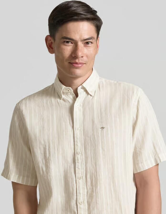 FYNCH-HATTON Regular fit vrijetijdsoverhemd met Button-downkraag
