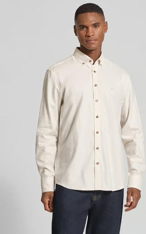 FYNCH-HATTON Regular fit vrijetijdsoverhemd met button-downkraag - Foto 2