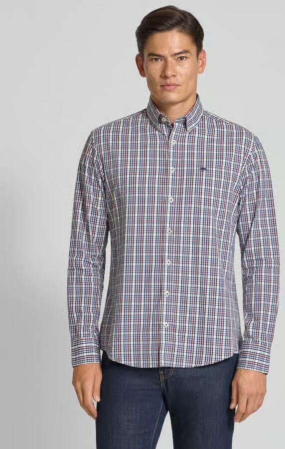 FYNCH-HATTON Regular fit vrijetijdsoverhemd met button-downkraag - Foto 2