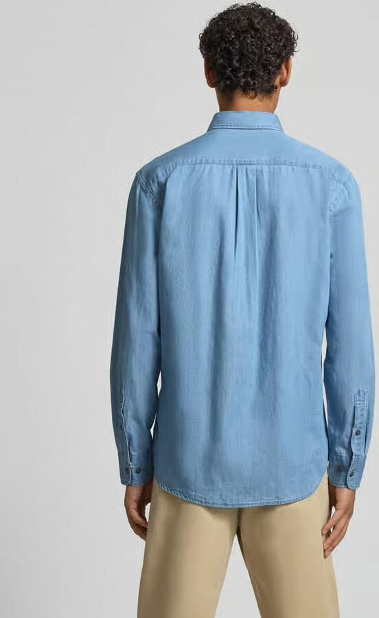 FYNCH-HATTON Regular fit vrijetijdsoverhemd met Button-downkraag