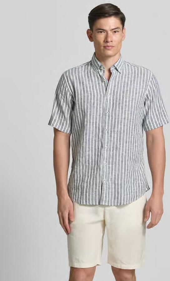 FYNCH-HATTON Regular fit vrijetijdsoverhemd met Button-downkraag - Foto 4