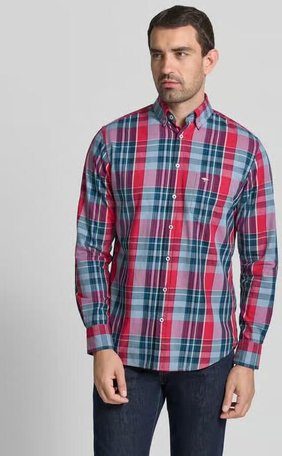 FYNCH-HATTON Regular fit vrijetijdsoverhemd met Button-downkraag - Foto 4