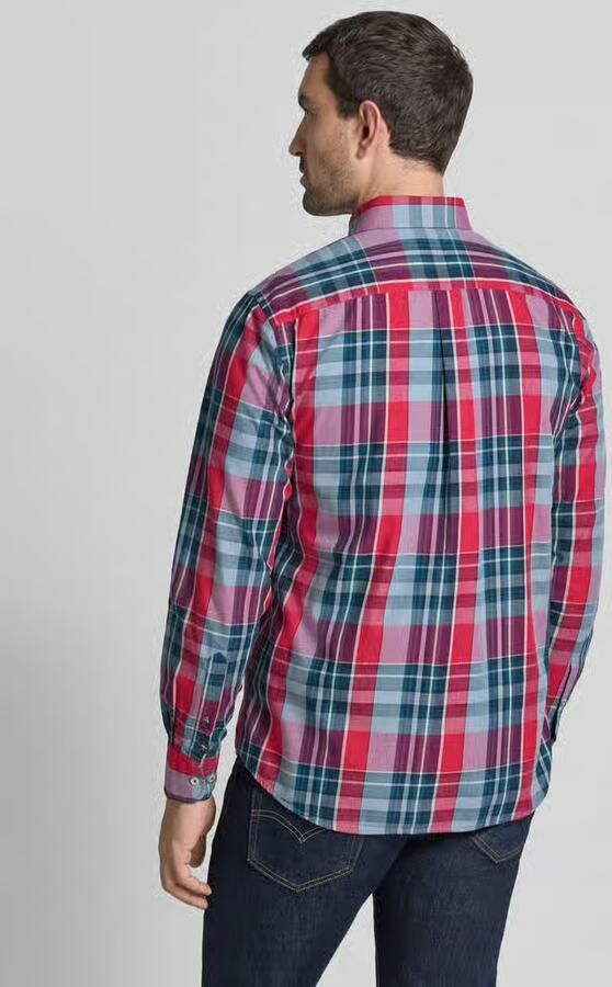 FYNCH-HATTON Regular fit vrijetijdsoverhemd met Button-downkraag