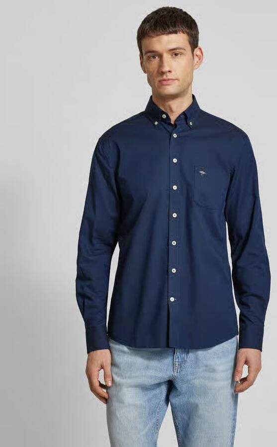 FYNCH-HATTON Regular fit vrijetijdsoverhemd met streepmotief model 'All Season' - Foto 2