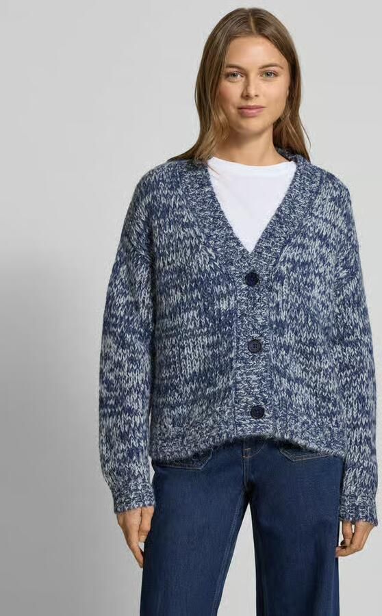 FYNCH-HATTON Relaxed fit cardigan in two-tone-stijl met alpaca - Foto 2