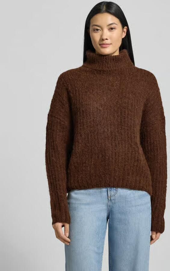 FYNCH-HATTON Relaxed fit coltrui van alpacamix in tricotlook - Foto 2