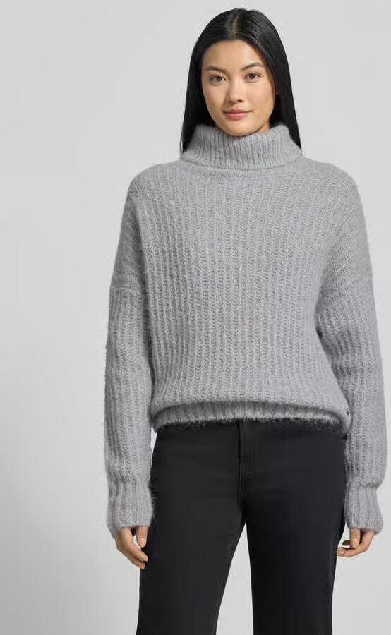 FYNCH-HATTON Relaxed fit coltrui van alpacamix in tricotlook - Foto 2