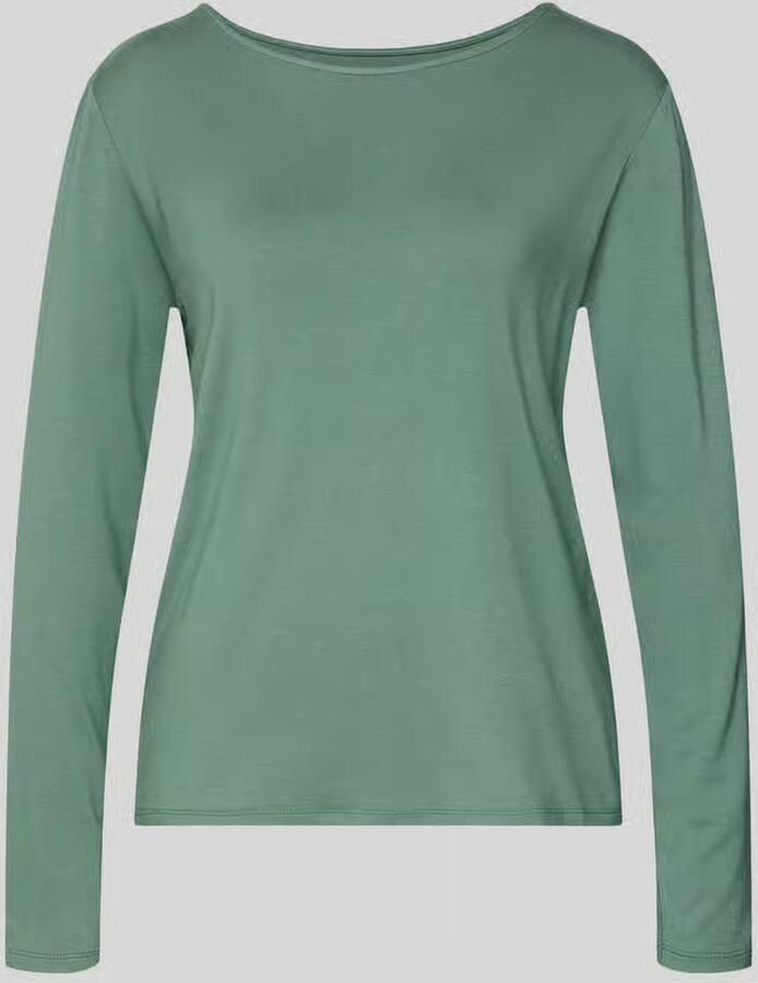 FYNCH-HATTON Relaxed fit shirt met lange mouwen van viscosemix met boothals - Foto 2