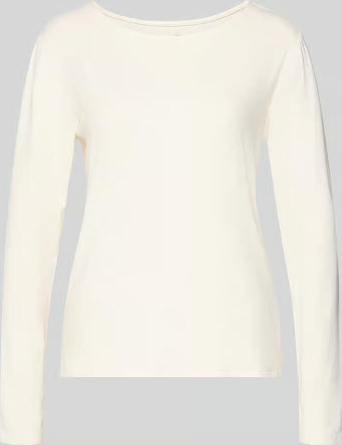FYNCH-HATTON Relaxed fit shirt met lange mouwen van viscosemix met boothals - Foto 2