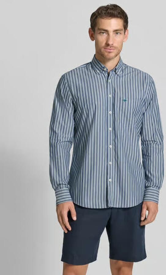 FYNCH-HATTON Slim fit vrijetijdsoverhemd met button-downkraag - Foto 2