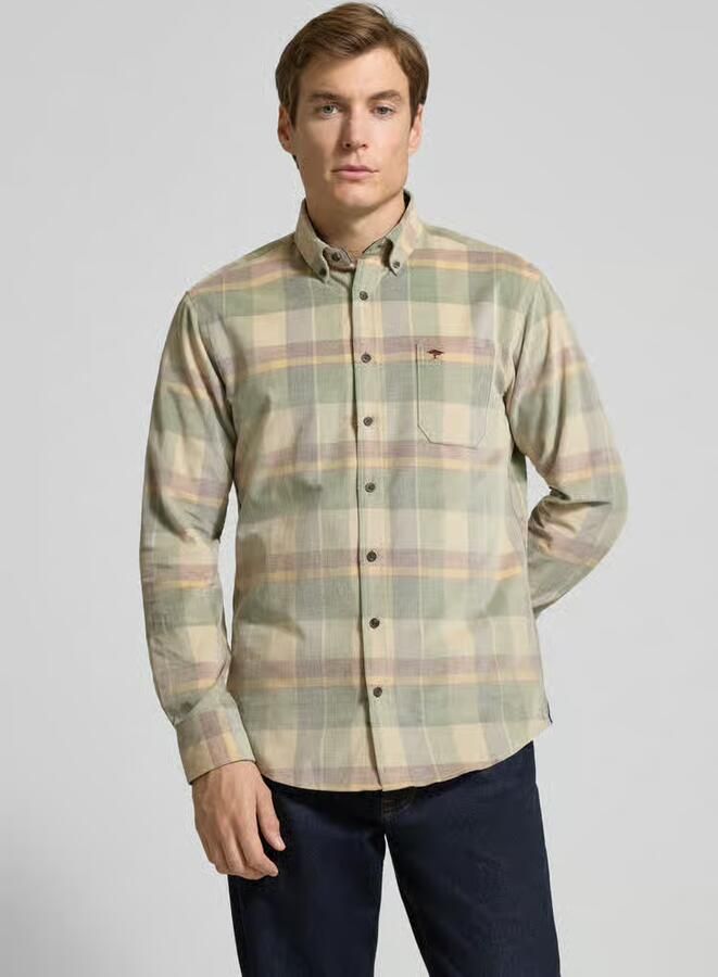FYNCH-HATTON Slim fit vrijetijdsoverhemd van corduroy - Foto 2