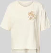 FYNCH-HATTON T-shirt met motiefstitching