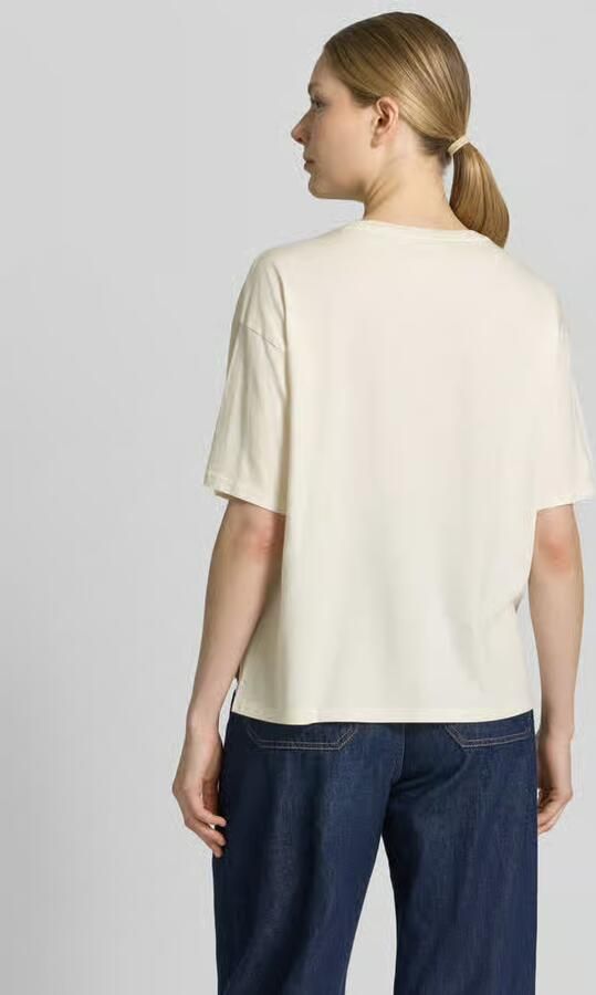 FYNCH-HATTON T-shirt met motiefstitching - Foto 3