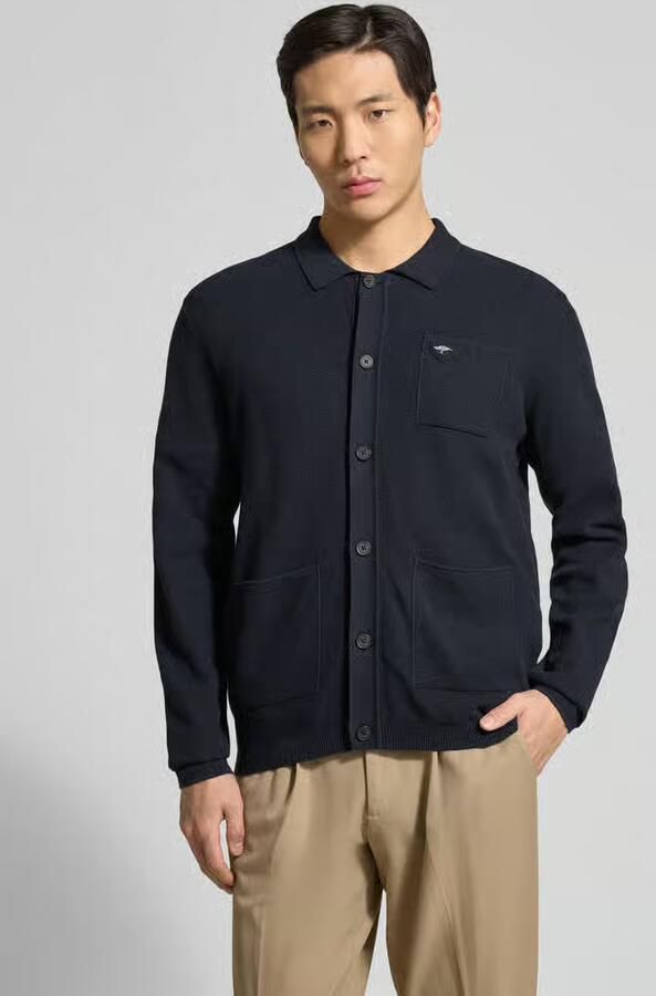 FYNCH-HATTON Vest met borstzak en logo-stiksel - Foto 3
