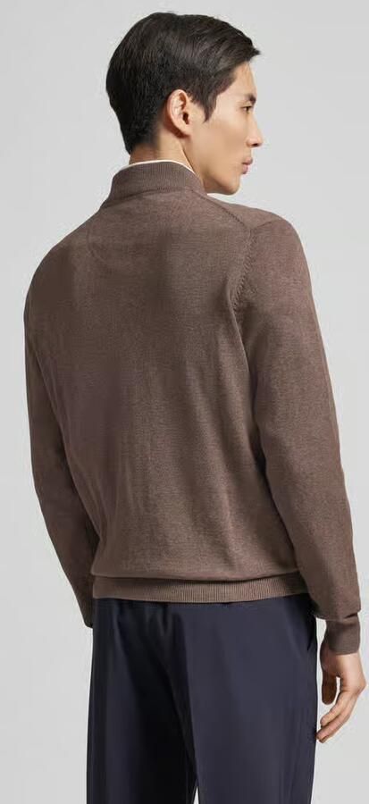 FYNCH-HATTON Vest met ritssluiting en logo-geborduurde details