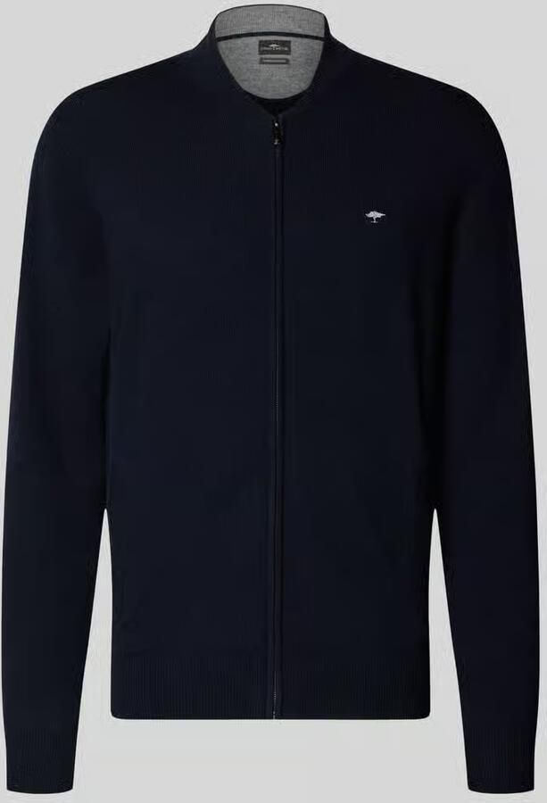 FYNCH-HATTON Vest van wol-kasjmiermix met ritssluiting
