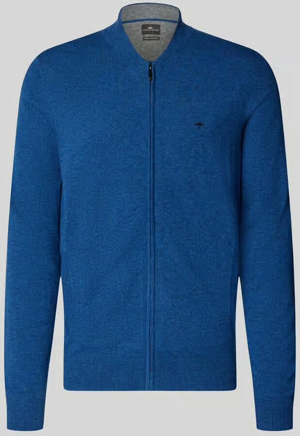 FYNCH-HATTON Vest van wol-kasjmiermix met ritssluiting