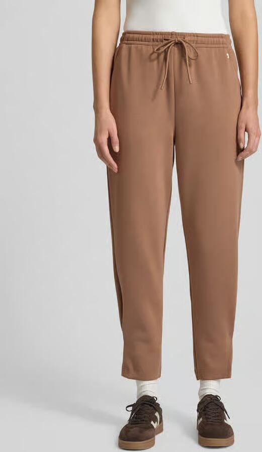 FYNCH-HATTON Wide fit pantalon van viscosemix met elastische band - Foto 2