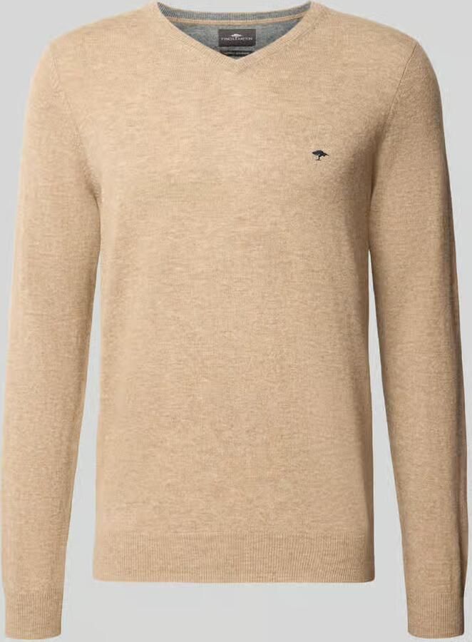 FYNCH-HATTON Gebreide pullover van mix van wol en kasjmier