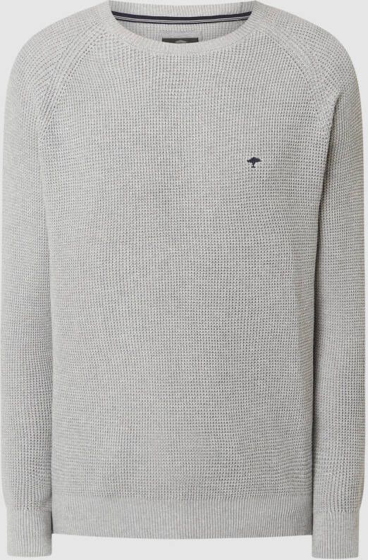 FYNCH-HATTON Pullover met wafelstructuur