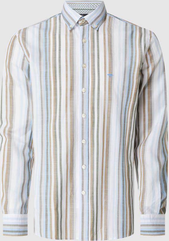 FYNCH-HATTON Overhemd met lange mouwen met geborduurd logo