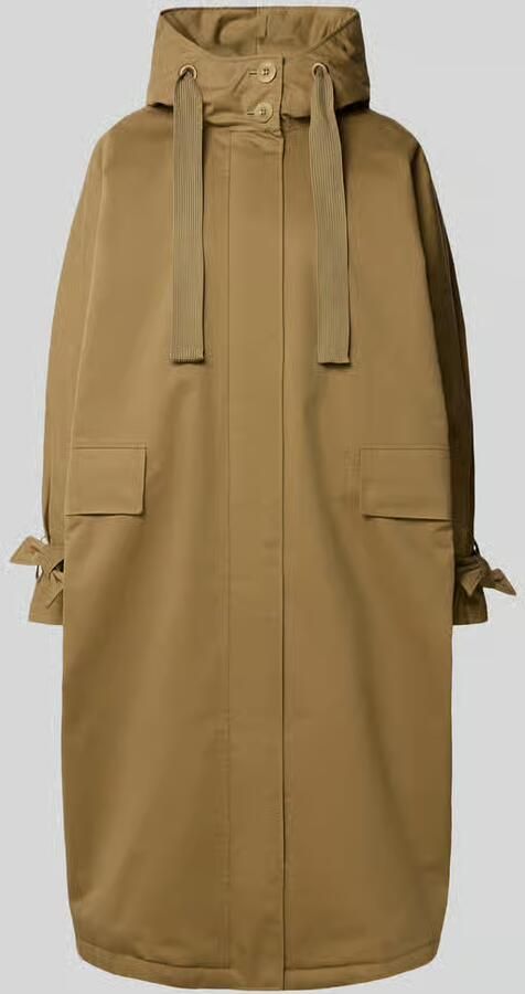 G-LAB Lange jas met capuchon model 'LIV'