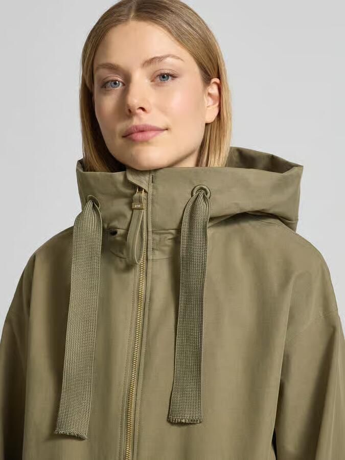 G-lab Regenjas met capuchon en tweewegritssluiting model 'UNA'