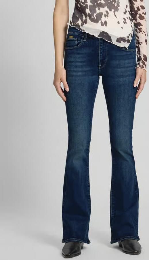 G-Star RAW 3301 Flare Jeans Donkerblauw Dames - Foto 14