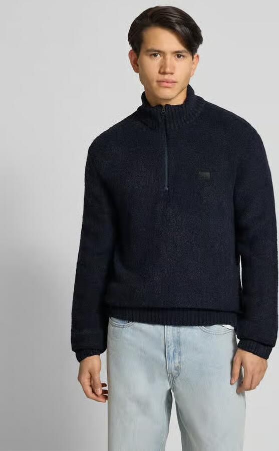G-Star RAW Boucle Skipper Knit Donkerblauw Heren - Foto 3