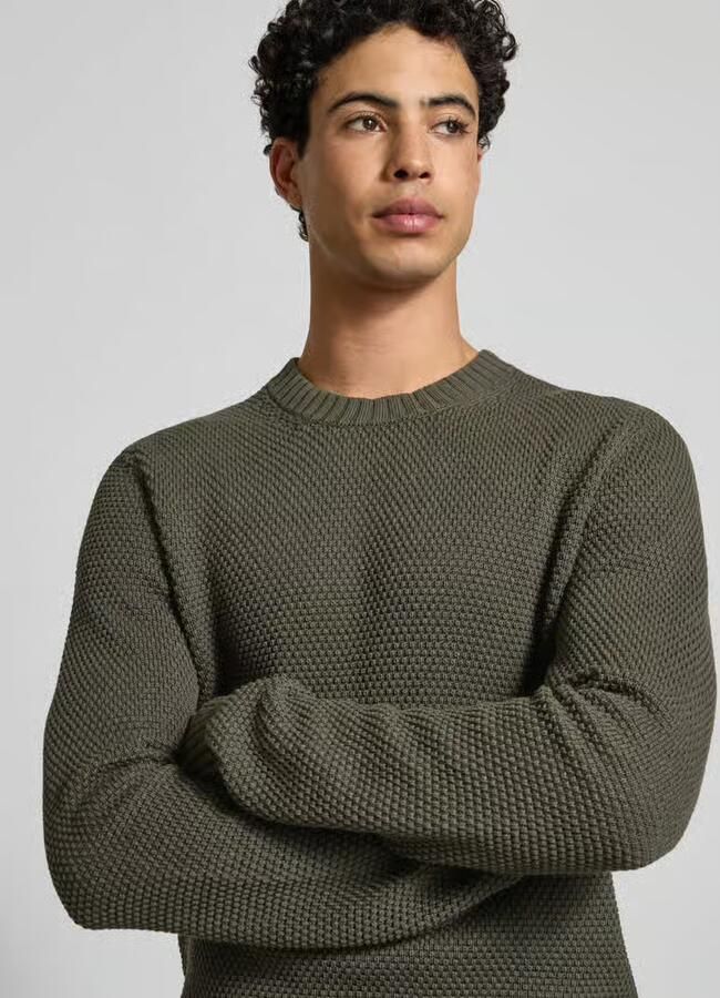 G-Star Raw Gebreide pullover met ribboorden - Foto 2
