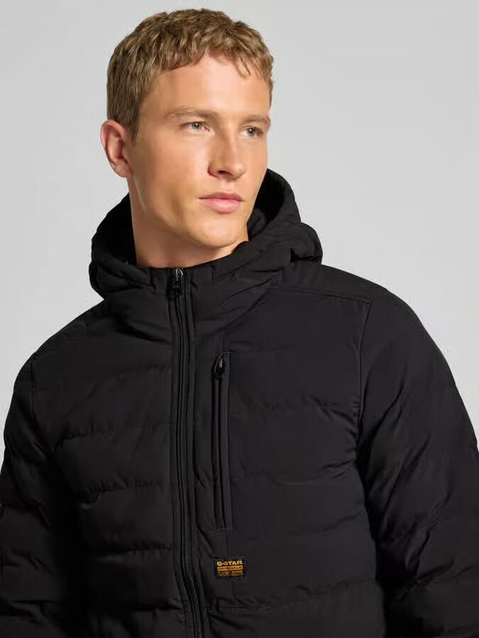 G-Star Raw Gewatteerd jack met borstzak en labeldetail model 'Foundation' - Foto 2