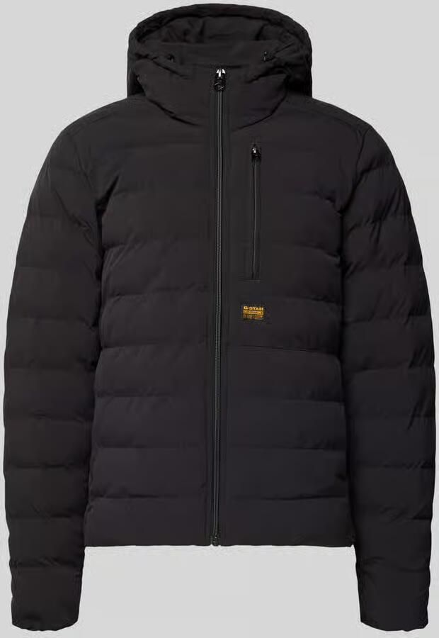 G-Star Raw Gewatteerd jack met borstzak en labeldetail model 'Foundation'