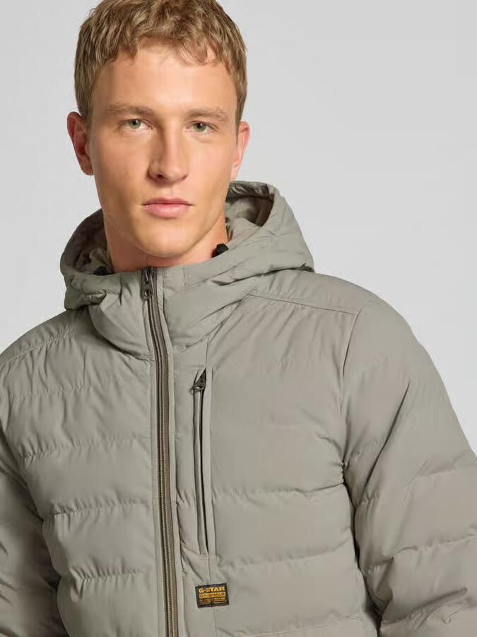 G-Star Raw Gewatteerd jack met borstzak en labeldetail model 'Foundation' - Foto 2