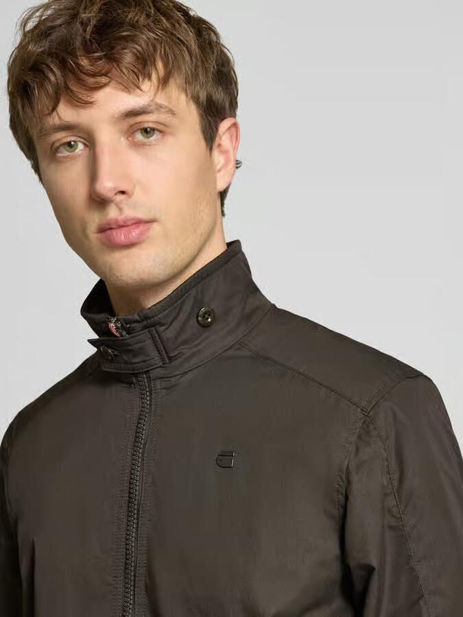 G-Star Raw Jas met opstaande kraag en ritssluiting