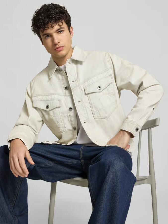 G-Star Raw jeansjack met borstzakken model 'Dakota' - Foto 2