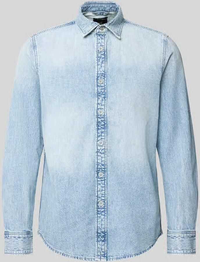 G-Star Raw Jeansoverhemd met kentkraag
