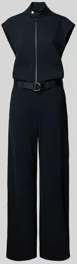 G-Star Raw Jumpsuit van viscosemix met ritssluiting en riem