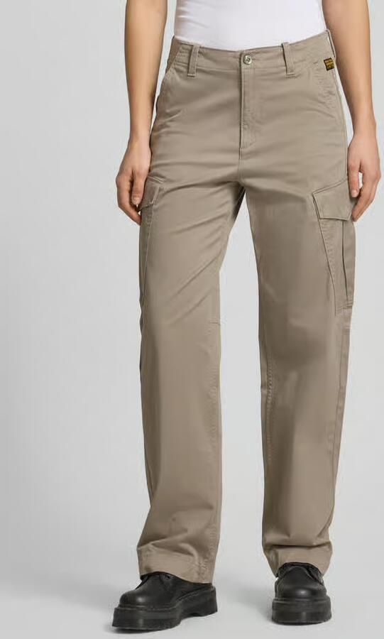 G-STAR straight regular waist cargobroek beige - Foto 10