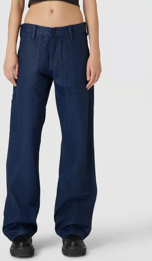 G-Star RAW Judee Carpenter Low Waist Loose Jeans Donkerblauw Dames - Foto 2