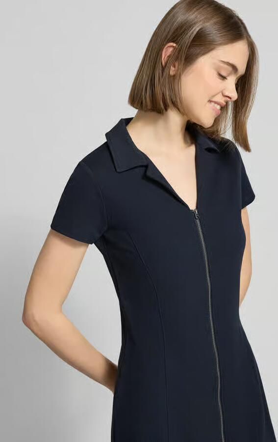 G-Star RAW Soft Sculpt Fit Flare Jurk Donkerblauw Dames - Foto 9