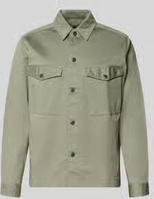 G-Star Raw Overhemdjack met kentkraag en borstzakken - Foto 4
