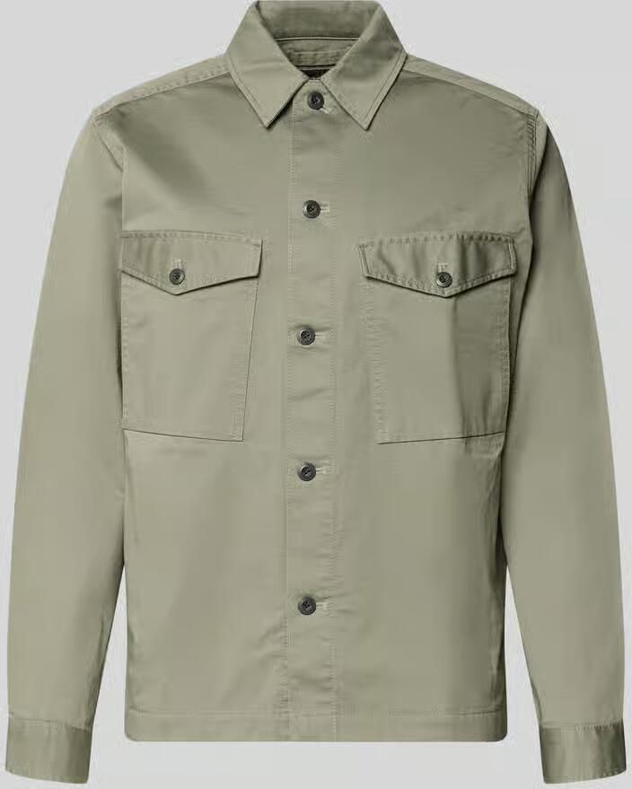 G-Star Raw Overhemdjack met kentkraag en borstzakken - Foto 5