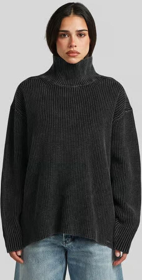 G-Star Raw Oversized col-pullover van puur katoen - Foto 2