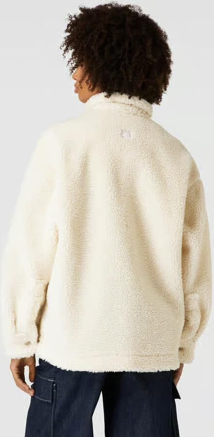 G-Star RAW Oversized Teddy Overshirt Beige Dames - Foto 4