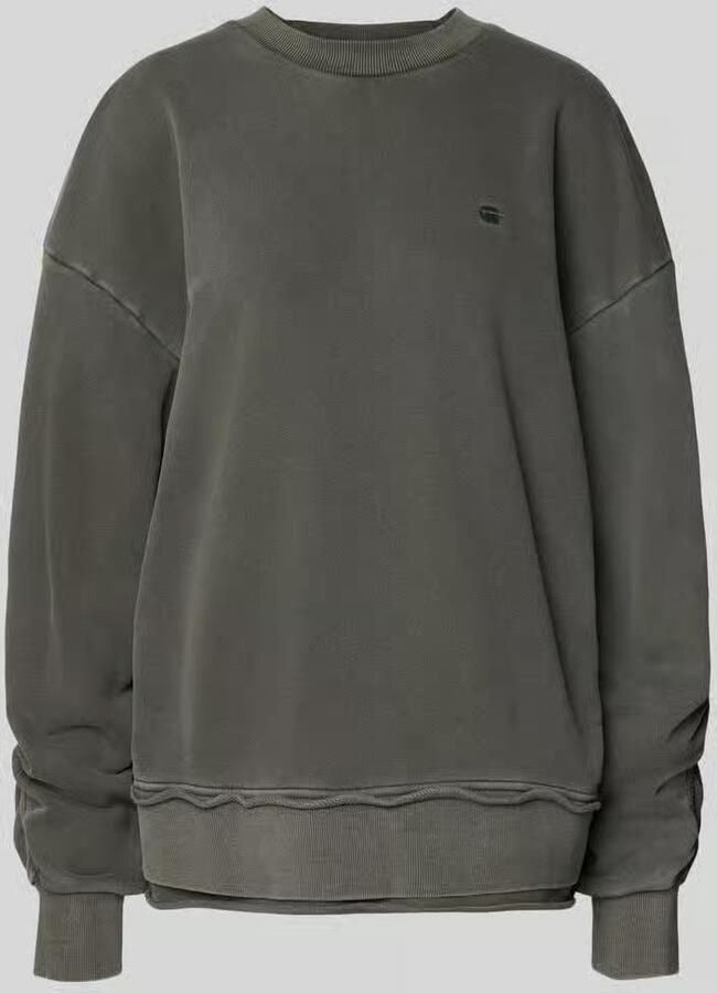 G-Star Raw Oversized sweatshirt met ribboorden
