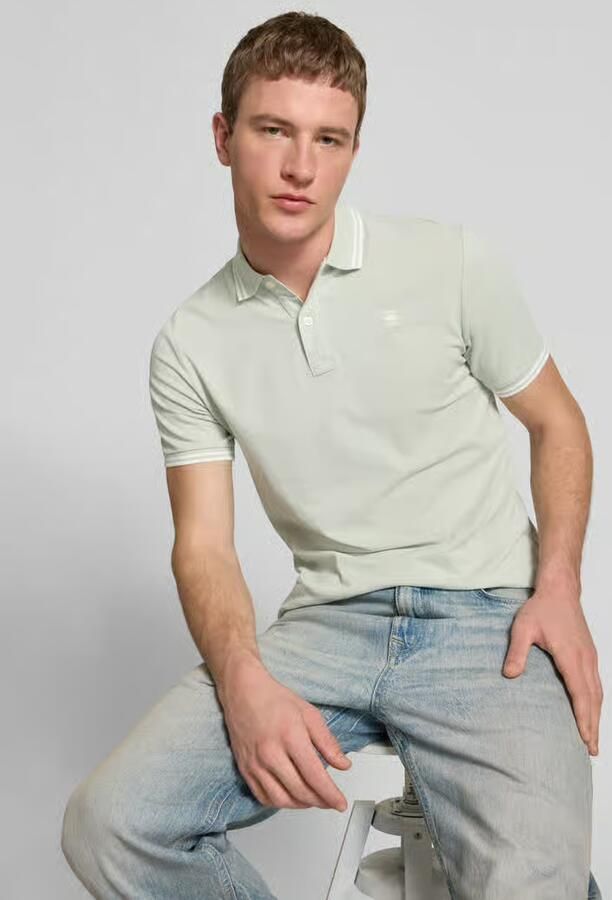 G-Star RAW Dunda Slim Stripe Polo Grijs Heren - Foto 11