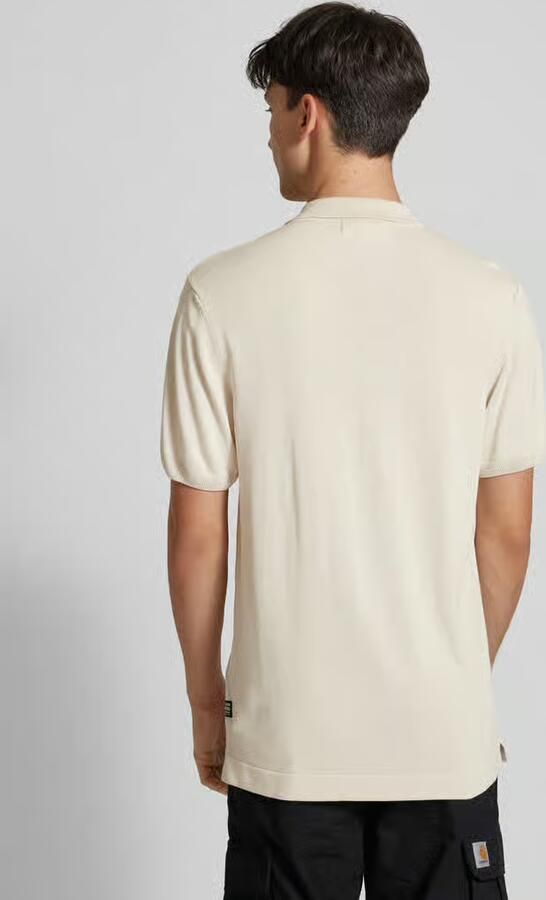 G-Star Raw Poloshirt van pure viscose met logostitching - Foto 3