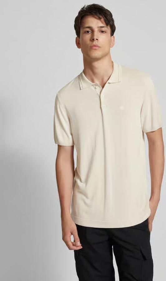 G-Star Raw Poloshirt van pure viscose met logostitching - Foto 4