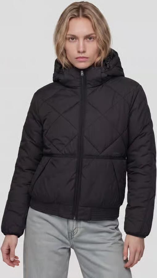 G-Star Raw Regular fit gewatteerd jack met capuchon - Foto 9