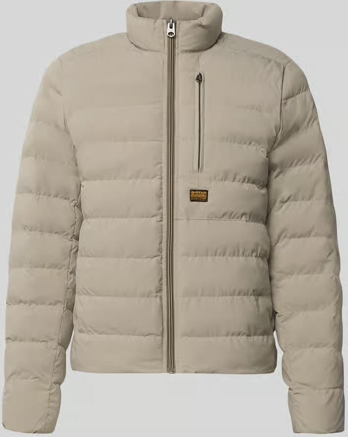 G-Star Raw Regular fit gewatteerd jack met logopatch model 'Foundation'